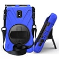 thumbnail image 1 of XYX Case for Samsung Galaxy Tab Active 2 8.0 inch SM-T395 with 360 Degree Rotating, Hand Strap, Shoulder Strap, Blue, 1 of 7