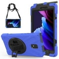 thumbnail image 1 of XYX Case for Samsung Galaxy Tab Active3 8.0 inch SM-T575 with 360 Degree Rotating, Hand Strap, Shoulder Strap, Blue, 1 of 7