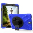 thumbnail image 1 of XYX Case for Samsung Galaxy Tab S3 9.7 inch SM-T820/SM-T825 with 360 Degree Rotating, Hand Strap, Shoulder Strap, Blue, 1 of 7