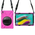 thumbnail image 1 of XYX Case for Samsung Galaxy Tab S5e 10.5 inch SM-T720/SM-T725 with 360 Degree Rotating, Hand Strap, Shoulder Strap, Rose, 1 of 7