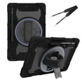 thumbnail image 1 of XYX 3in1 Rotating Stand Case for Samsung Galaxy Tab S9 Ultra 14.6 inch SM-X910 with Hand/Shoulder Strap, Shockproof Rugged, Black, 1 of 7
