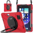 thumbnail image 1 of XYX Case for Xiaomi Pad 6/Xiaomi Pad 6 Pro 2023 11.0 inch, 360 Degree Rotating Hand Grip Shockproof Cover with Shoulder Strap, Red, 1 of 7