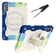 thumbnail image 1 of 3in1 Rotating Stand Case for Xiaomi Redmi Pad 10.6 inch Released 2022 with Hand/Shoulder Strap, Shockproof Rugged, Multicolor, 1 of 7