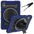 thumbnail image 1 of XYX 3in1 Rotating Stand Case for Xiaomi Redmi Pad SE 11.0 inch Released 2023 with Hand/Shoulder Strap, Shockproof Rugged, Navy Blue, 1 of 7