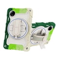 thumbnail image 1 of 3in1 Rotating Stand Case for Xiaomi Redmi Pad SE 8.7 inch 2024 with Hand/Shoulder Strap, Shockproof Rugged, Green, 1 of 7