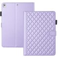 thumbnail image 1 of For iPad 10.2 inch 2020/2019 Released (8th Gen/7th Gen) Case, Rhombus Pattern Multiple Viewing Angles Stand Slim Folio Cover (Purple), 1 of 6