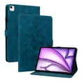 thumbnail image 1 of XYX for iPad Air 11 (M3 2025/M2 2024) Case, PU Leather Slim Folio with Multi-Angle Stand - Blue Lily Flower, 1 of 7