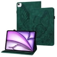 thumbnail image 1 of XYX Case for iPad Air 11 M3 2025/iPad Air 11 M2 2024, Retro Butterfly Slim Folio Stand Cover (Green), 1 of 6