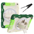 thumbnail image 1 of 3in1 Rotating Stand Case for iPad Mini 5th/4th Generation 7.9 inch with Hand/Shoulder Strap, Shockproof Rugged, Green, 1 of 7