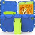 thumbnail image 1 of XYX Case for iPad Mini 5th/4th Generation 7.9 inch, Dual Layer Slim Heavy Shockproof Rugged Protective Cover Case with Kickstand (Blue Lime), 1 of 7
