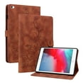 thumbnail image 1 of XYX for iPad Mini 5/4/3/2/1 7.9 inch A2133 A1538 A1599 Case, PU Leather Slim Folio with Multi-Angle Stand - Brown Lily Flower, 1 of 7