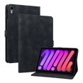 thumbnail image 1 of XYX for iPad mini 7th/ iPad mini 6th Generation 8.3 inch Case, PU Leather Slim Folio with Multi-Angle Stand - Black Lily Flower, 1 of 7