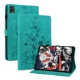 thumbnail image 1 of XYX for Lenovo Legion Y700 (2025) 8.8 inch TB-321FC Case, PU Leather Slim Folio with Multi-Angle Stand - Green Lily Flower, 1 of 7