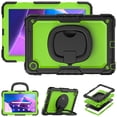 thumbnail image 1 of For Lenovo Tab M10 Plus (3rd Gen) Case 10.6 inch, 360 Rotating Shockproof Cover with Stand, Handle, Shoulder Strap (TB-X6C6/TB-X606), Lime Panel, 1 of 7