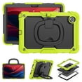 thumbnail image 1 of For Lenovo Tab M11/K11 LTE 2024 Case 11 inch, 360 Rotating Shockproof Cover with Stand, Handle, Shoulder Strap (TB330FU/TB330XU/TB331FC), Lime, 1 of 7