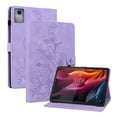 thumbnail image 1 of XYX for Lenovo Tab M11 Plus/Lenovo Tab K11 Plus 11.45 Inch Case, PU Leather Slim Folio with Multi-Angle Stand - Purple Lily Flower, 1 of 7