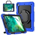 thumbnail image 1 of for iPad 6th/5th Generation Case 9.7 inch 2018/2017, 360 Rotating Shockproof Cover with Stand, Handle, Shoulder Strap, Blue, 1 of 7