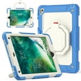 thumbnail image 1 of for iPad 6th/5th Generation Case 9.7 inch 2018/2017, 360 Rotating Shockproof Cover with Stand, Handle, Shoulder Strap, Cream Navy, 1 of 7