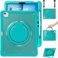 thumbnail image 1 of XYX For iPad Air 13 inch Case (2025 M3/2024 M2), 360 Rotating Hand Grip, Shoulder Strap, Heavy Duty Drop Protection, Blue, 1 of 7