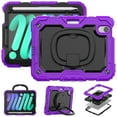 thumbnail image 1 of XYX For iPad Mini 7th/6th Generation Case 8.3 inch 2024/2021, 360 Rotating Shockproof Cover with Stand, Handle, Shoulder Strap, Purple, 1 of 7