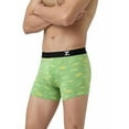 thumbnail image 1 of XYXX Surf Intellifresh Men’s Trunk | Green | Soft & Breathable Combed Cotton | Stylish Printed Design | Comfortable Daily Innerwear for Men | Size - Large, 1 of 2