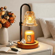 XYXZEN Candle Warmer Lamp, Dimmable Adjustable Height Lamp with Timer, Scented Wax Melt Lamp Present for Women Bedroom Home Decor with 2*50W Bulbs