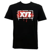 XYZ Clothing Mens Stencil Logo T-Shirt Black