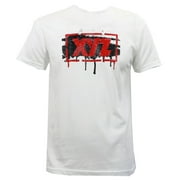 XYZ Clothing Mens Stencil Logo T-Shirt White