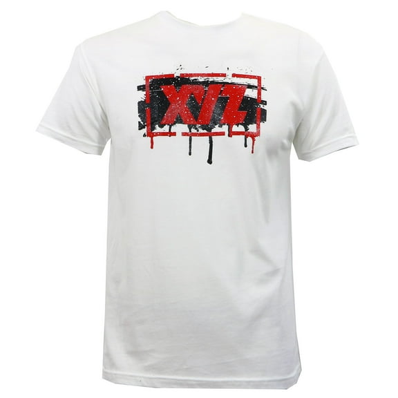 XYZ Clothing Mens Stencil Logo T-Shirt White