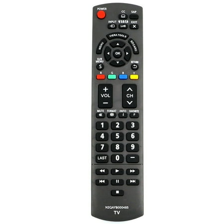 XYZ Sales N2QAYB000485 Remote Control, for Panasonic TV, Black