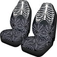 thumbnail image 1 of XYZCANDO 2 Pack Car Seat Covers Set for car Front Seats Car Front Seat Covers Interior Decor Waterproof, Sedan Van Auto Car Front Seat Cover Set, Spider Web, 1 of 10