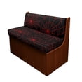 thumbnail image 1 of XYZCANDO 2-Piece Red Spider Web RV Dinette Booth Seat Covers - Stretch Washable Spooky Halloween Camper Accessories, 1 of 7
