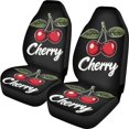 thumbnail image 1 of XYZCANDO 2pc Car Seat Covers for Front Seat Car Front Seat Covers Anti-Slip Breathable, SUV Auto Vehicle Auto Seat Covers, Cherry Pattern, 1 of 10