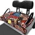 thumbnail image 1 of XYZCANDO American Eagle 250 Years Golf Cart Seat Cover - Terry Cloth 4 Pockets Universal Non-Slip 2 Passenger Golf Cart Accessory, 1 of 9
