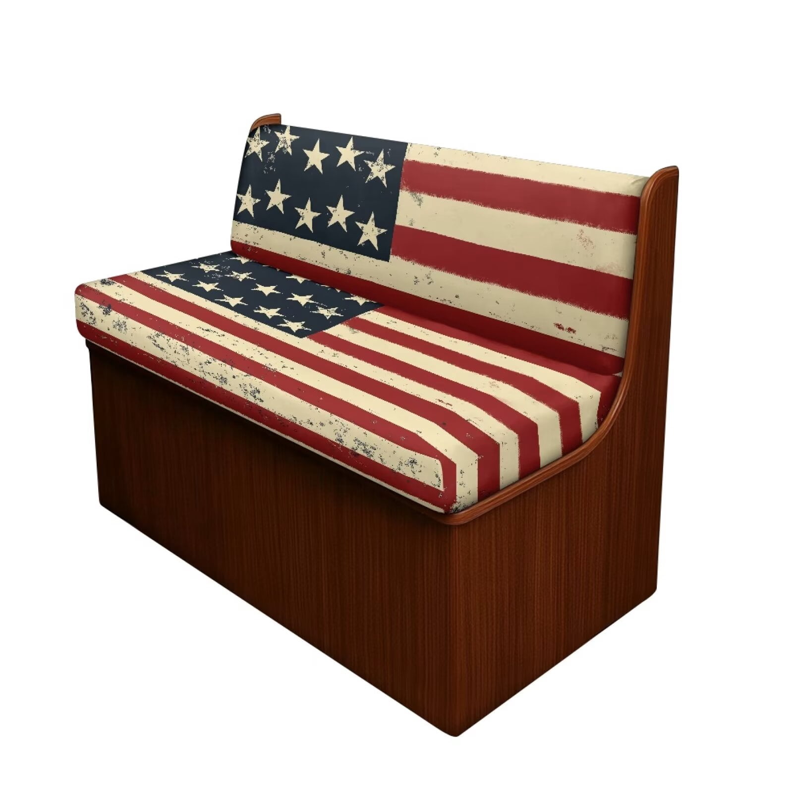 XYZCANDO American Flag Print RV Dinette Cushions Camper Accessories Stretchable Furniture Covers for Sofa and Loveseat Universal Cushion Covers for Couches and Sofas Easy to Install Red