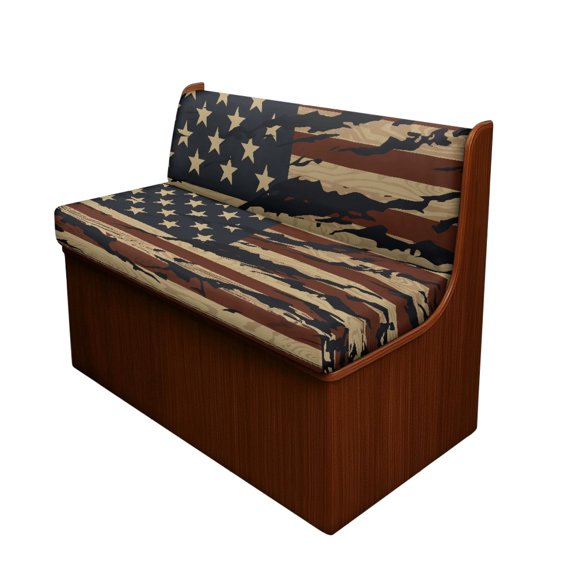 XYZCANDO American Flag RV Couch Covers for Sofa Bed Comfortable, Suitable for Camper RV Camper, Camper Cushion Covers, for Bench Booth Seats