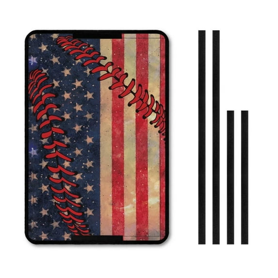 XYZCANDO American Flag RV Door Window Shade Universal Travel Trailer Door Blackout Window Shade Foldable Camper Accessories 26'' X 17'' RV Sun Shade Camper Must Haves RV Door Cover Red