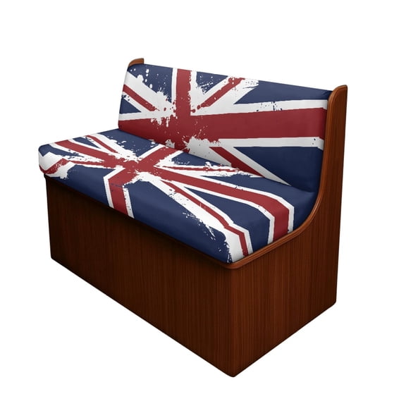 XYZCANDO Artsy Union Jack RV Booth Seat Covers Stretch RV Dinette Cushion Covers, Anti-Slip, Suitable for Couch Camper, Fit for Sofa RV Camper Car Bench