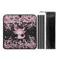 thumbnail image 1 of XYZCANDO Axolotl RV Skylight Cover Floral Camper Window Cover Foldable RV Window Shade Blackout Window Cover Sunproof UV Rays Protection Camper Trailer Fan Vent Cover RV Accessories Black, 1 of 7