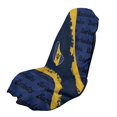 thumbnail image 1 of XYZCANDO Barbados Flag & Typography Pattern Car Seat Towel Cover Sweatproof, Non-Slip Breathable Automotive Seat Towel Protector Machine Washable, 1 of 11
