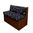 thumbnail image 1 of XYZCANDO Bat Moon Star RV Dinette Cushion Covers Universal Camper Accessories Halloween Comfortable Cushion Covers for Couches and Sofas Soft Sofa Slip Covers for 2 Seat Cushion Couch, 1 of 7