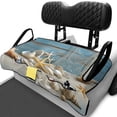 thumbnail image 1 of XYZCANDO Beach Seashell Starfish Golf Cart Seat Cover with 4 Front Pockets - Universal Non-Slip Washable 2-Seat Golf Cart Accessory, 1 of 8