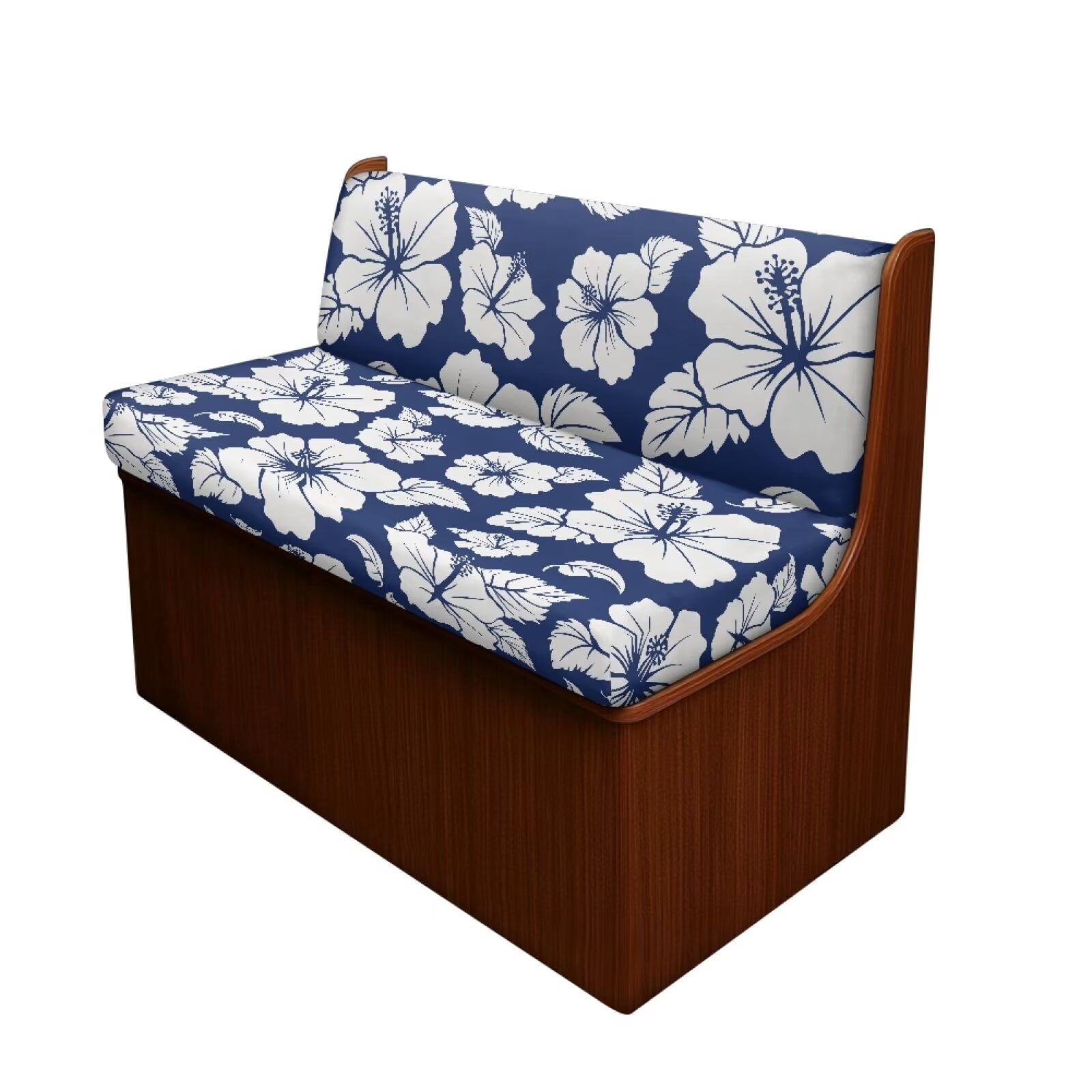 XYZCANDO Beautiful Hibiscus Pattern Geometric Pattern RV Dinette Cushion Covers Camper Accessories Universal Slip Covers for Loveseat Cushion Covers for Couches and Sofas Travel Trailer Accessories