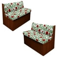 thumbnail image 1 of XYZCANDO Beautiful Rose Print Rv Dinette Cushion Covers,Stretchable Cushion Cover,RV Cushion Slipcover,Easy Installation,2 Backrest Covers and 2 Bench Covers Cute Designed for Ladies(Green), 1 of 6