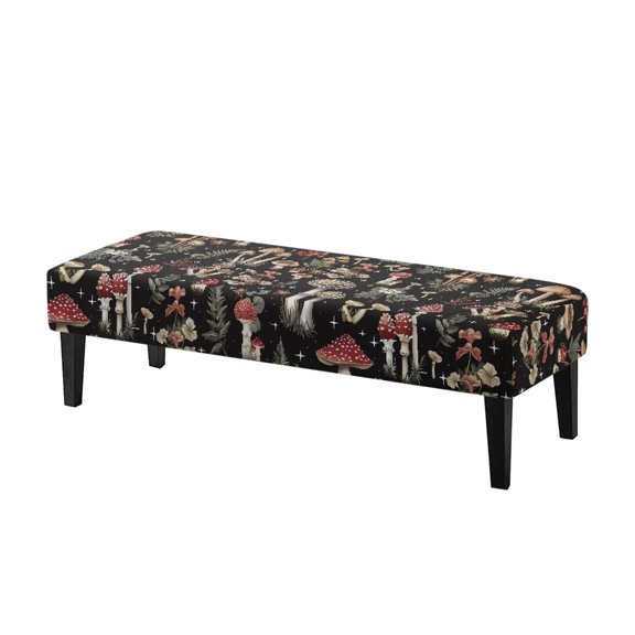 XYZCANDO - Bench Covers, Soft Dining Bench Covers Dust Proof Poly Spandex Long Bench Protector for Living Room