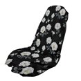 thumbnail image 1 of XYZCANDO Black Floral Lattice Car Seat Cover Protector Sweat-Absorbent for Gym Swimming Workout, Sweatproof Easy to Store Towel Cover Machine Washable, 1 of 10