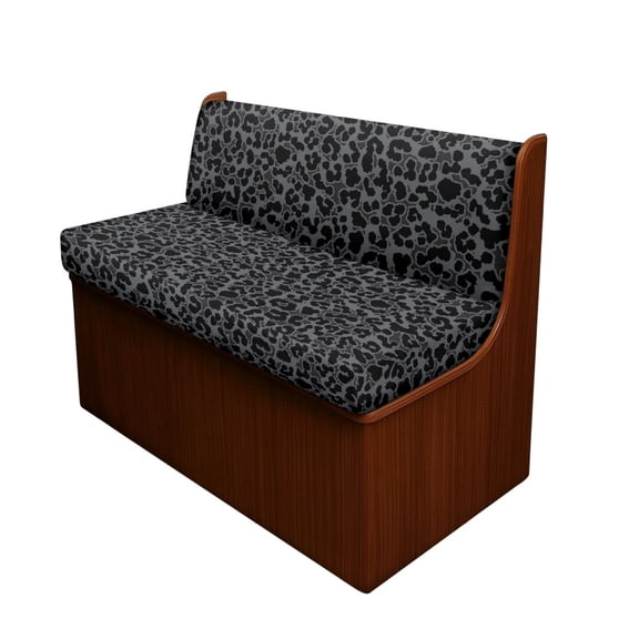 XYZCANDO Black Leopard Print Pattern RV Dinette Cushion Covers Breathable RV Sofa Seat Covers, Stretch, Suitable for Camper Car Bench, Fit for Travel Trailer Couch