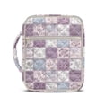 thumbnail image 1 of XYZCANDO Blooming Florals Bible Covers for Women Quilted Bible Carrying Case with Handle Lightweight Zipper Bible Cover Protective Bible Carrying Case Bag with Tote Handle, 1 of 7