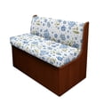 thumbnail image 1 of XYZCANDO Blue Floral RV Dinette Cushion Covers Universal RV Accessories for Inside Bench Cushion Comfortable 2 Seat Sofa Cover Stretchable Slip Covers for Loveseat Blue, 1 of 7