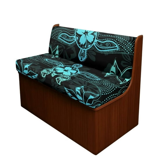 XYZCANDO Bohemian Turtle RV Dinette Cushion Covers Stylish Camper Decor Universal Cushion Covers for Couches and Sofas Bench Seat Cover Washable Sofa Slip Covers for 2 Seat Cushion Couch Black